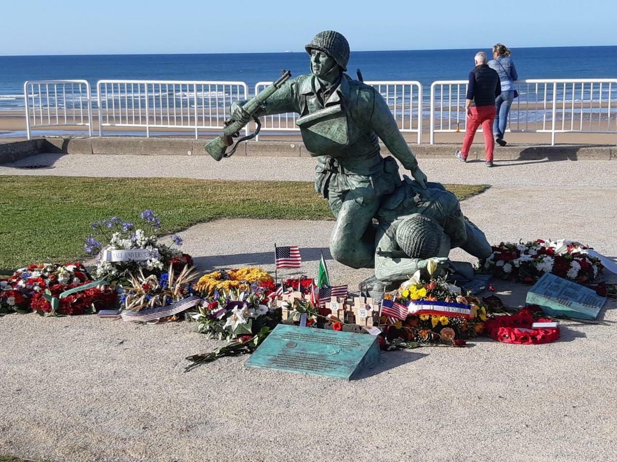 Maison avec jardin, près plages du débarquement, table ping pong, à 800 m d' Omaha beach adaptée jeunes enfants Vierville-sur-Mer Extérieur photo